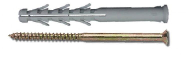 Cheville de construction et d'expension TORX (grande longueur)